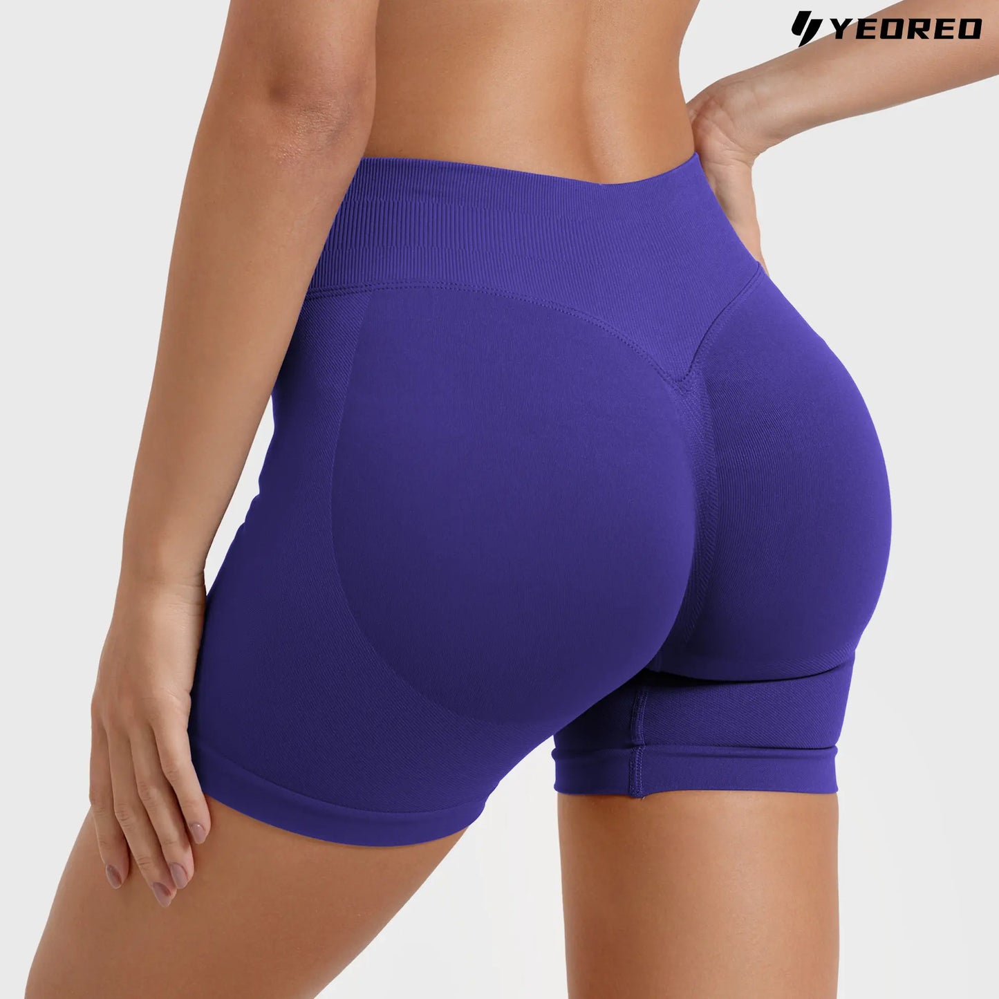 YEOREO Softhue Seamless Workout Gym Shorts for Women Butt Lifting Hidden Scrunch 4.5" Impact Shorts Yoga Clothes Summerwins Yoga Gym Activewear Gym Shorts,Travel Essentials,Camping Essentials Tiktokshopbacktoschool