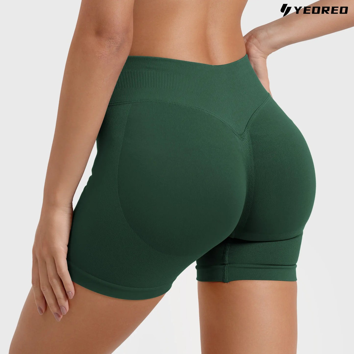 YEOREO Softhue Seamless Workout Gym Shorts for Women Butt Lifting Hidden Scrunch 4.5" Impact Shorts Yoga Clothes Summerwins Yoga Gym Activewear Gym Shorts,Travel Essentials,Camping Essentials Tiktokshopbacktoschool