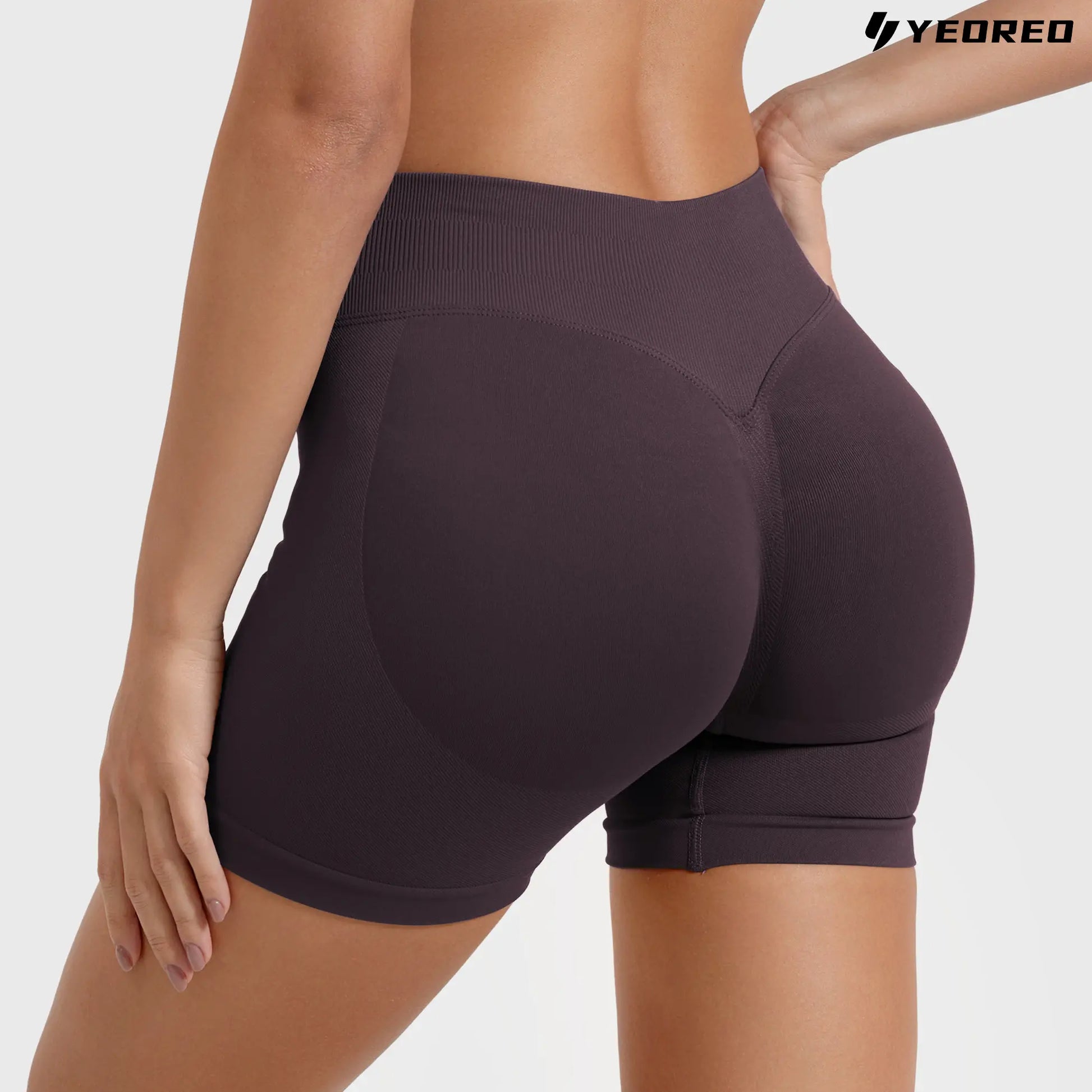 YEOREO Softhue Seamless Workout Gym Shorts for Women Butt Lifting Hidden Scrunch 4.5" Impact Shorts Yoga Clothes Summerwins Yoga Gym Activewear Gym Shorts,Travel Essentials,Camping Essentials Tiktokshopbacktoschool