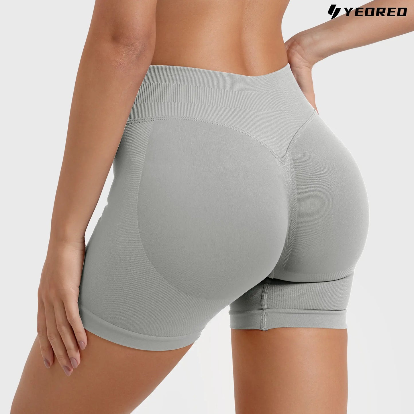 YEOREO Softhue Seamless Workout Gym Shorts for Women Butt Lifting Hidden Scrunch 4.5" Impact Shorts Yoga Clothes Summerwins Yoga Gym Activewear Gym Shorts,Travel Essentials,Camping Essentials Tiktokshopbacktoschool
