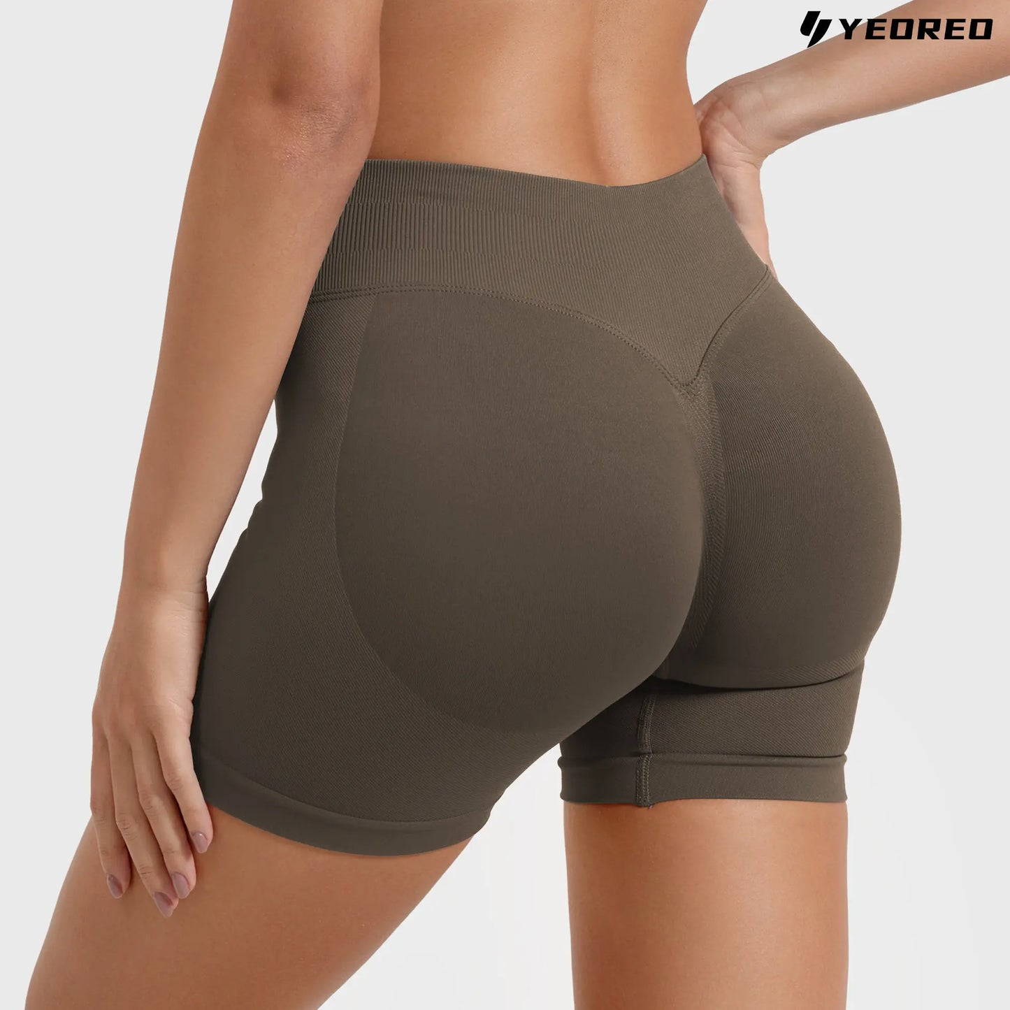 YEOREO Softhue Seamless Workout Gym Shorts for Women Butt Lifting Hidden Scrunch 4.5" Impact Shorts Yoga Clothes Summerwins Yoga Gym Activewear Gym Shorts,Travel Essentials,Camping Essentials Tiktokshopbacktoschool