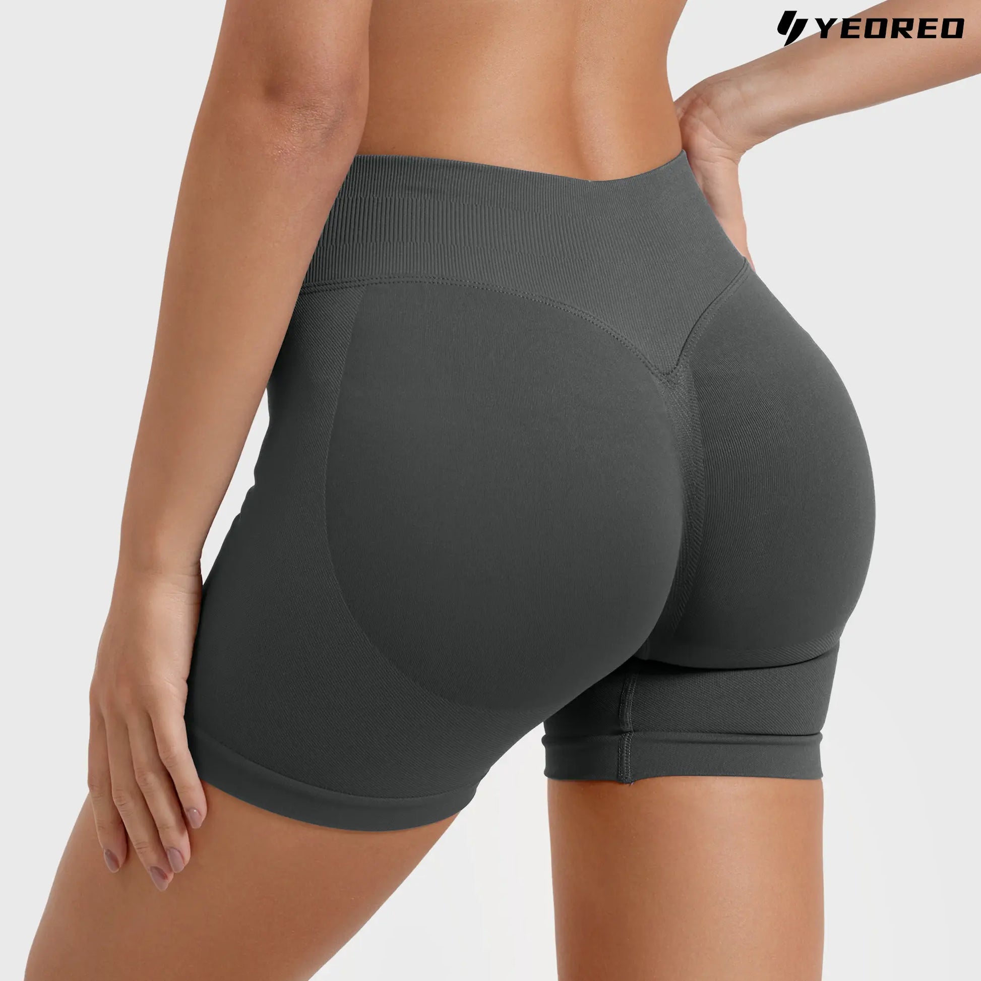 YEOREO Softhue Seamless Workout Gym Shorts for Women Butt Lifting Hidden Scrunch 4.5" Impact Shorts Yoga Clothes Summerwins Yoga Gym Activewear Gym Shorts,Travel Essentials,Camping Essentials Tiktokshopbacktoschool