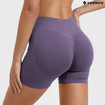 YEOREO Softhue Seamless Workout Gym Shorts for Women Butt Lifting Hidden Scrunch 4.5" Impact Shorts Yoga Clothes Summerwins Yoga Gym Activewear Gym Shorts,Travel Essentials,Camping Essentials Tiktokshopbacktoschool