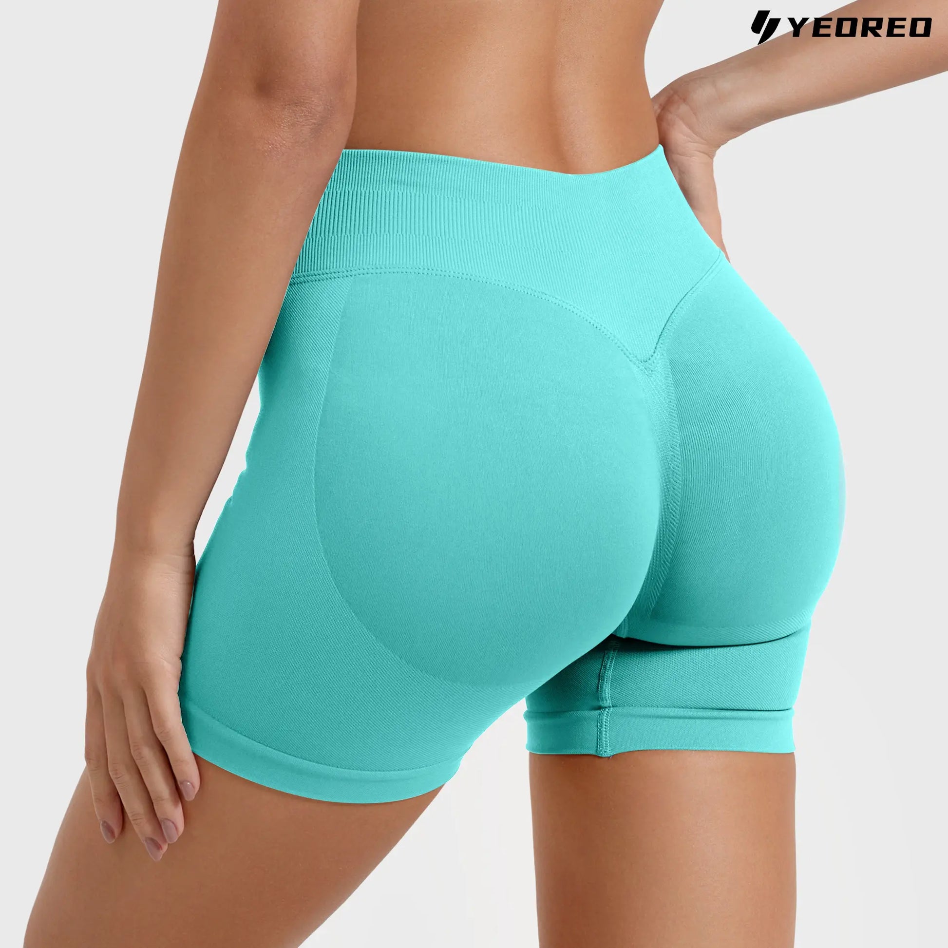 YEOREO Softhue Seamless Workout Gym Shorts for Women Butt Lifting Hidden Scrunch 4.5" Impact Shorts Yoga Clothes Summerwins Yoga Gym Activewear Gym Shorts,Travel Essentials,Camping Essentials Tiktokshopbacktoschool